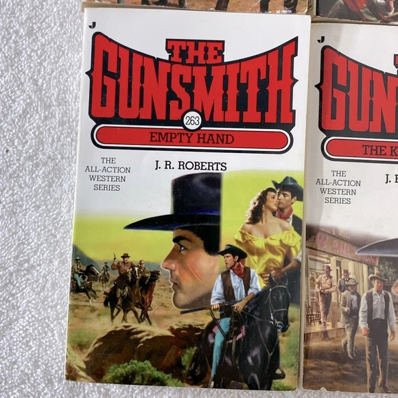 Vintage The Gunsmith All Action Western Romance Novel x4 - Picture 5 of 14